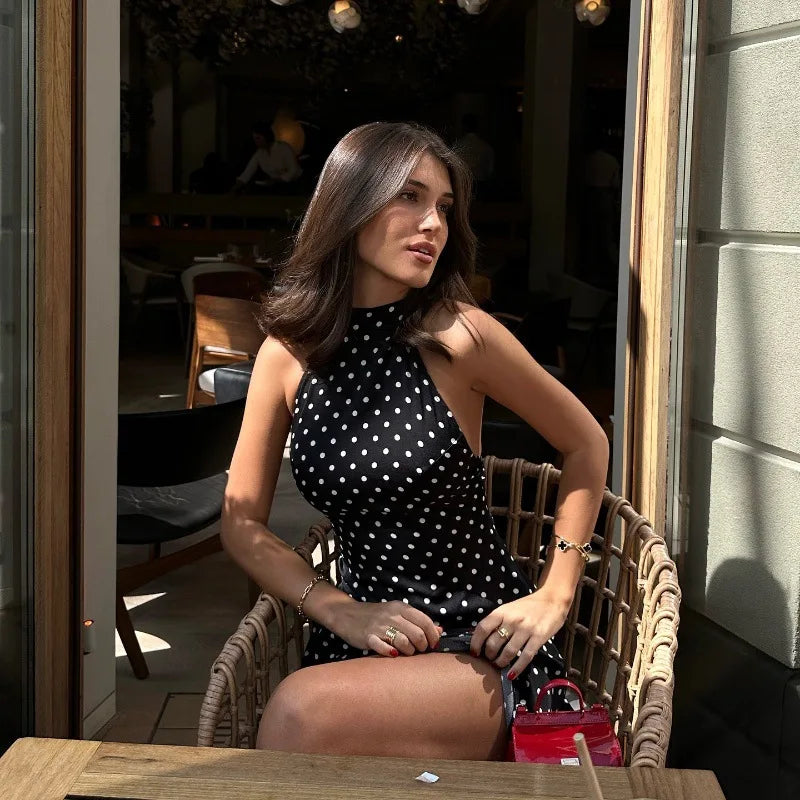 Chloe Polka Dot Mini Dress