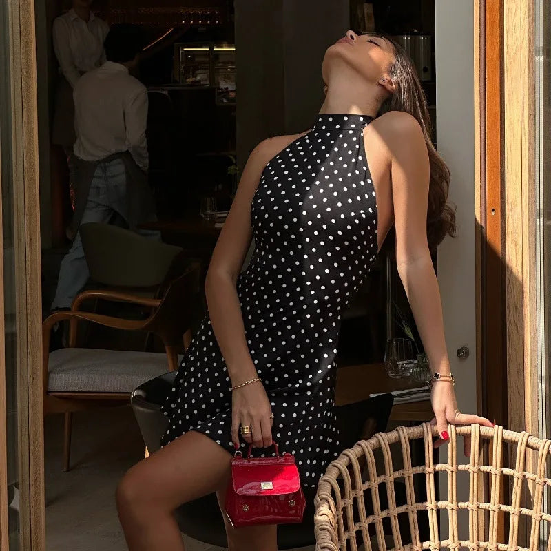Chloe Polka Dot Mini Dress